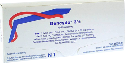 GENCYDO 3% Injektionslösung