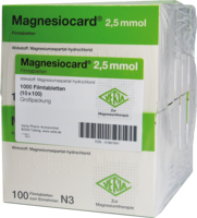 MAGNESIOCARD 2,5 mmol Filmtabletten