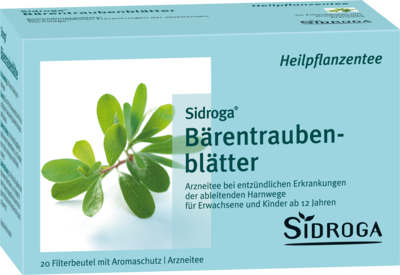 SIDROGA Bärentraubenblättertee Filterbeutel