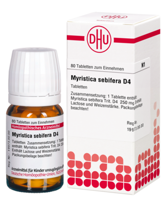 MYRISTICA SEBIFERA D 4 Tabletten