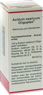 ACIDUM OXALICUM OLIGOPLEX Liquidum