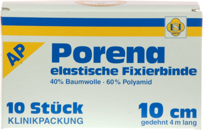 PORENA elast.Mullbinde 10 cm weiß o.Cello