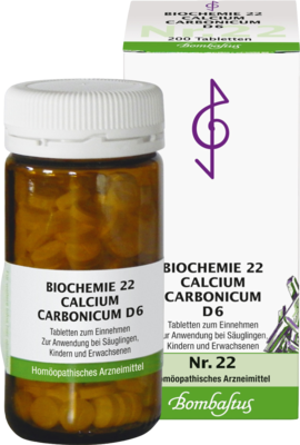 BIOCHEMIE 22 Calcium carbonicum D 6 Tabletten