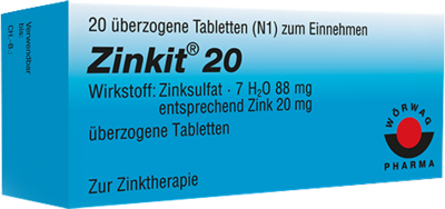 ZINKIT 20 überzogene Tabletten