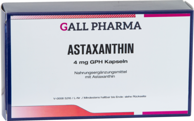 ASTAXANTHIN 4 mg GPH Kapseln