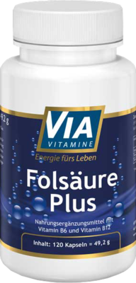 VIAVITAMINE Folsäure plus Kapseln