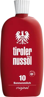 TIROLER NUSSÖL orig.Sonnenmilch wasserf.LSF 10