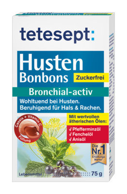 TETESEPT Husten Bonbons Bronchial-activ zuckerfrei