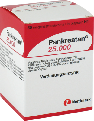 PANKREATAN 25.000 magensaftresistente Hartkapseln