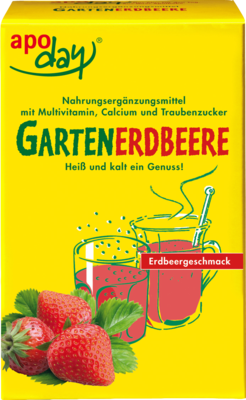 APODAY Gartenerdbeere Multivitamin+Calcium Pulver