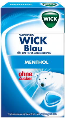 WICK BLAU Bonbons o.Zucker