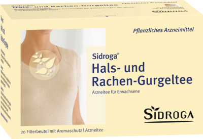 SIDROGA Hals- und Rachen-Gurgeltee Filterbeutel