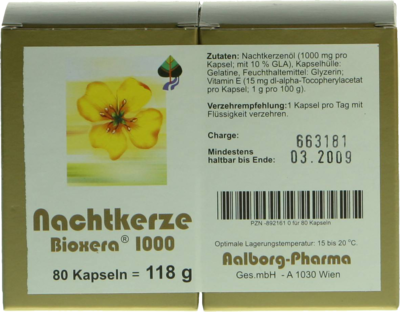 NACHTKERZE BIOXERA 1000 Kapseln