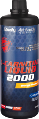 L-CARNITINE LIQUID 2000 orange citrus