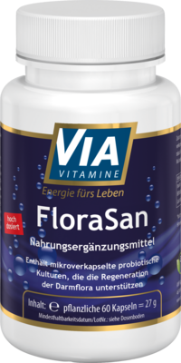 VIAVITAMINE FloraSan magensaftresistente Kapseln