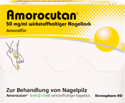 AMOROCUTAN 50 mg/ml wirkstoffhaltiger Nagellack