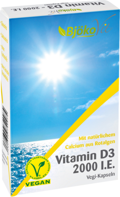 VITAMIN D3 2.000 I.E. Vegi Kapseln