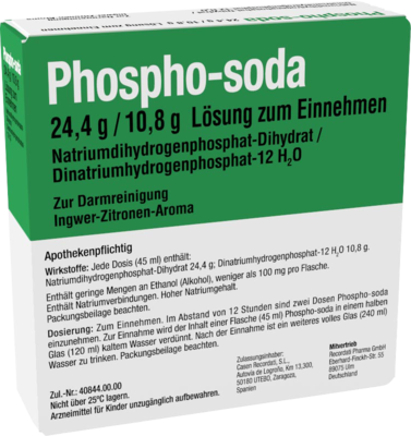 PHOSPHO-soda 24,4 g/10,8 g Lösung zum Einnehmen