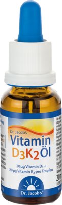 VITAMIN D3K2 Öl 800 I.E.+20 µg D3+K2 Dr.Jacob\'s