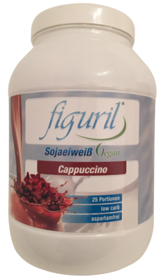 FIGURIL low carb Eiweiß vegan Cappuccino Pulver