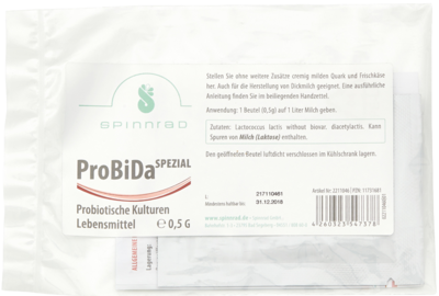 PROBIDA Spezial probiotische Kulturen Lebensmittel