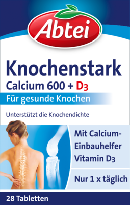 ABTEI Knochenstark Calcium 600+D3 Tabletten