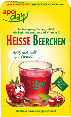 APODAY heiße Beerchen+Vit.C+Zink+Magnesium Pulver