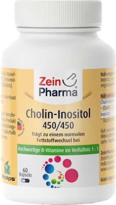 CHOLIN-INOSITOL 450/450 mg pro veg.Kapseln