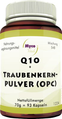 Q10+TRAUBENKERN-Pulver OPC Kapseln