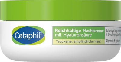 CETAPHIL reichhaltige Nachtcreme mit Hyaluronsäure