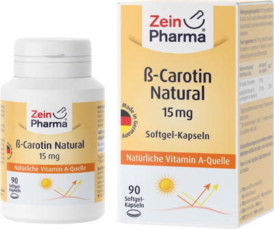 BETA CAROTIN NATURAL 15 mg Weichkapseln ZeinPharma