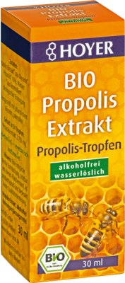 HOYER Propolis Extrakt Bio alkoholfrei wasserlösl.