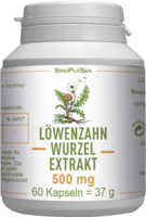 LÖWENZAHNWURZEL-Extrakt 500 mg Mono Kapseln