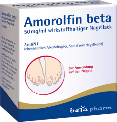 AMOROLFIN beta 50 mg/ml wirkstoffhalt.Nagellack