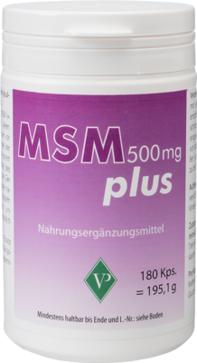 MSM 500 mg plus Kapseln