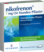 NIKOFRENON 7 mg/24 Stunden Pflaster transdermal