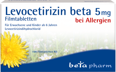 LEVOCETIRIZIN beta 5 mg Filmtabletten