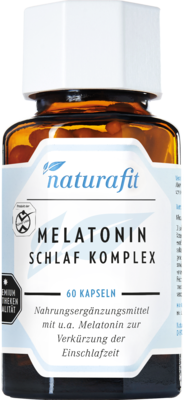 NATURAFIT Melatonin Schlaf Komplex Kapseln