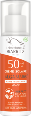 ALGA MARIS Sonnencreme Gesicht Bio LSF 50 UVA/UVB