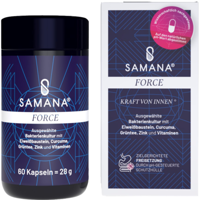 SAMANA FORCE 10in1 Kapseln mit Bakterienkultur