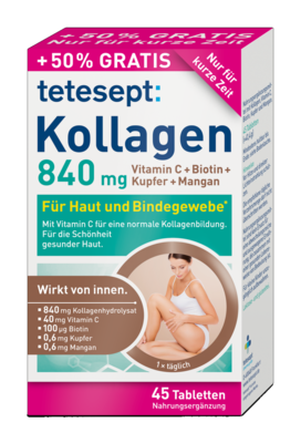 TETESEPT Kollagen 840 mg Filmtabletten