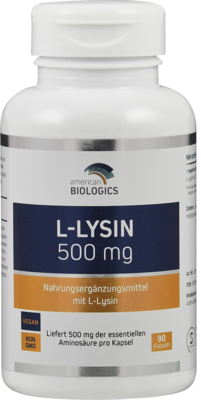 L-LYSIN 500 mg American Biologics Kapseln