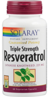 RESVERATROL TRIPLE Strength Solaray Kapseln