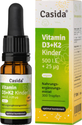 VITAMIN D3 K2 Tropfen Kinder vegan