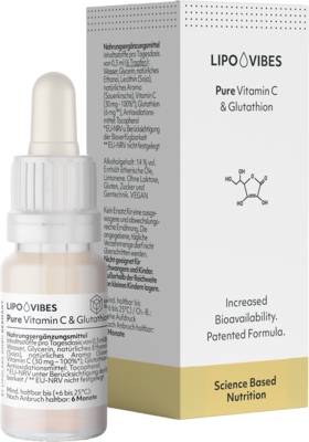 LIPOVIBES Pure Vitamin C & Glutathion Tro.z.Einn.