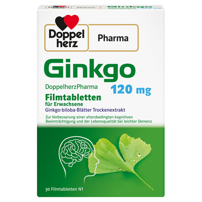 GINKGO DOPPELHERZPHARMA 120 mg Filmtabletten