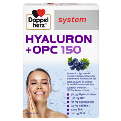 DOPPELHERZ Hyaluron+OPC system Kapseln