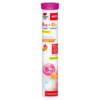 DOPPELHERZ Vitamin B12+D3 Brausetabletten